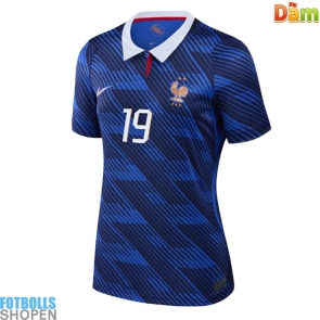 Billiga Frankrike Theo Hernandez #19 Hemmatröja Dam VM 2026 Kortärmad